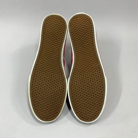 Vans Shoes Women's Size 5.5 Red Canvas Low Classic Casual Athletic Sneakers‎ - Picture 9 of 10